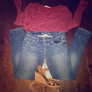 American Eagle Skinny Jeans size 4